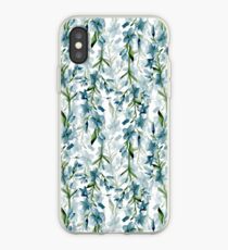 Blue branches iPhone Case