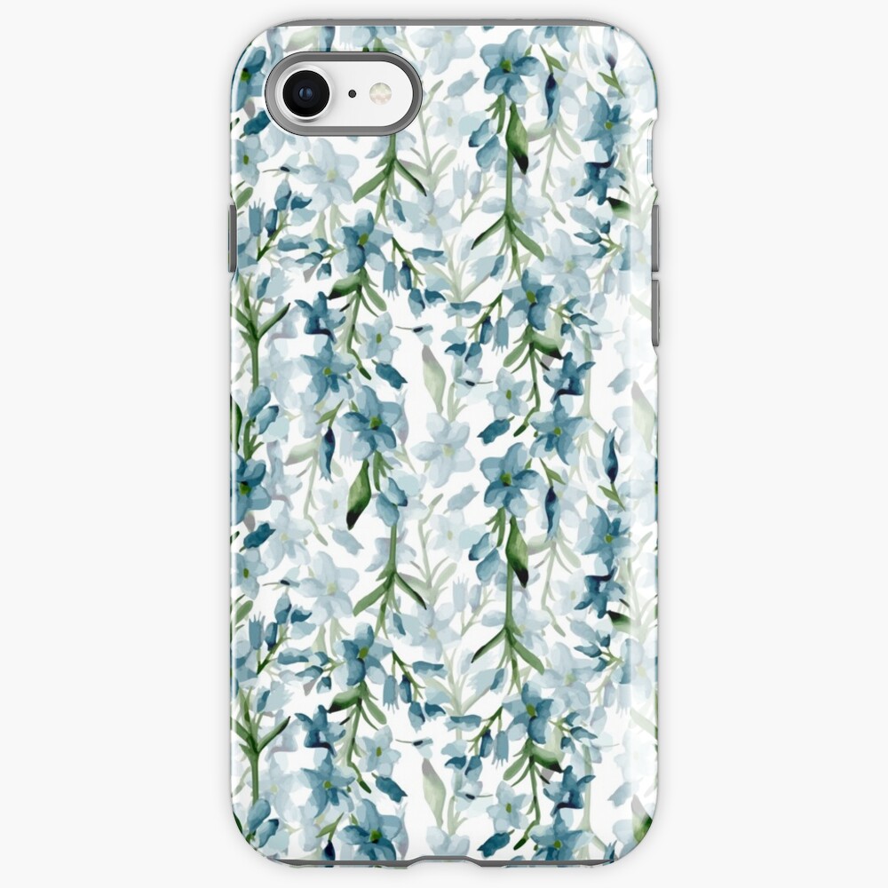 Blue branches iPhone Case & Cover