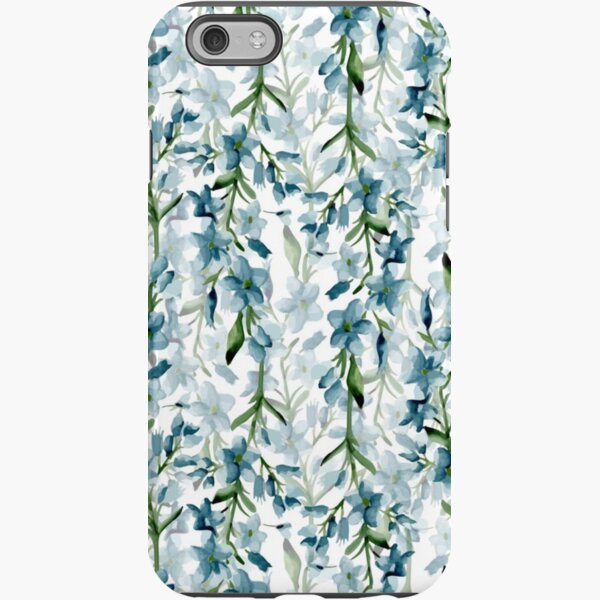 Branches bleues Coque antichoc iPhone