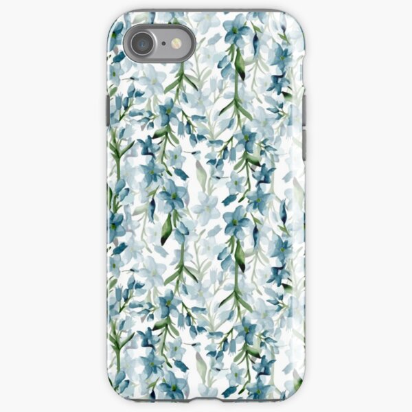 Branches bleues Coque antichoc iPhone