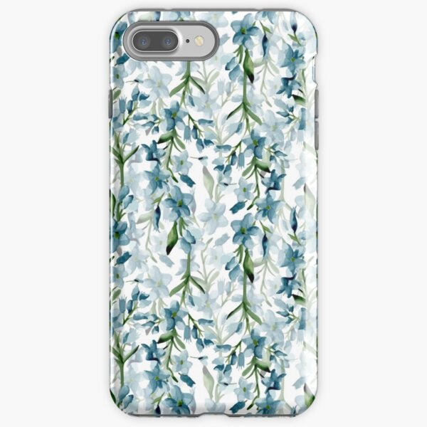 Branches bleues Coque antichoc iPhone