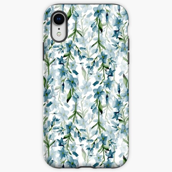 Branches bleues Coque antichoc iPhone