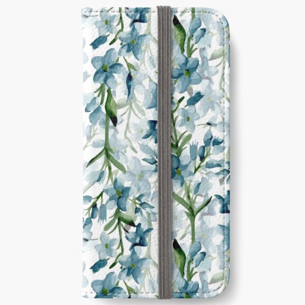 Blue branches iPhone Wallet