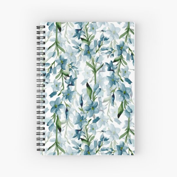 Blue branches Spiral Notebook