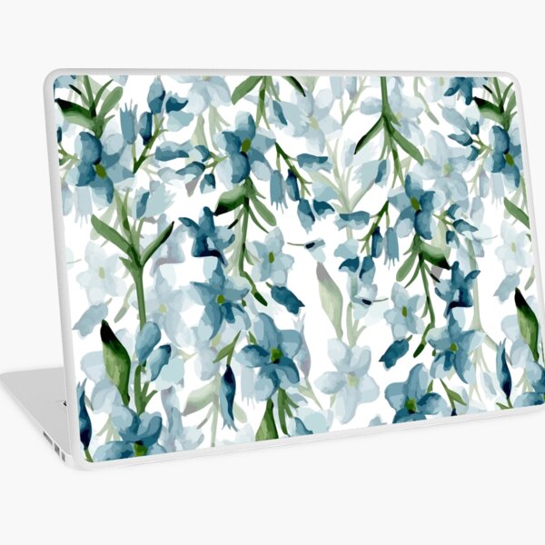 Blue branches Laptop Skin