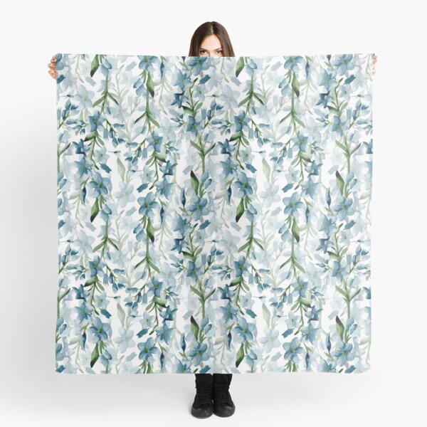 Blue branches Scarf