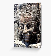 Cambodian Face of Bayon Greeting Card