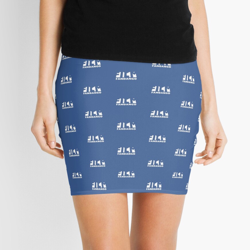 Film Fandango Logo - WHITE Mini Skirt