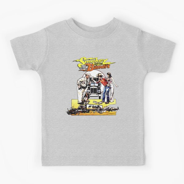 BAN ONE SIGN LICENSE PLATE Kids Boys T-Shirt Smokey and the Car Bandit Dodge