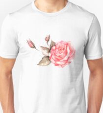Watercolor rose Unisex T-Shirt