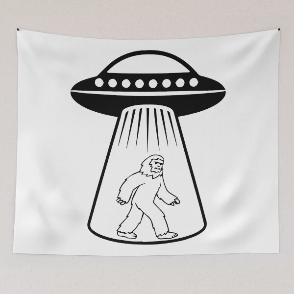 Item preview, Bigfoot UFO Abduction designed and sold by estademoda.