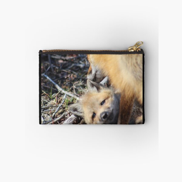 Item preview, Vixen Grooming Her Pup 1 designed and sold by Gilda Axelrod.