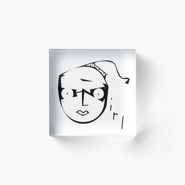 Alter Ego of Big Girl 2 (Version 1) Acrylic Block