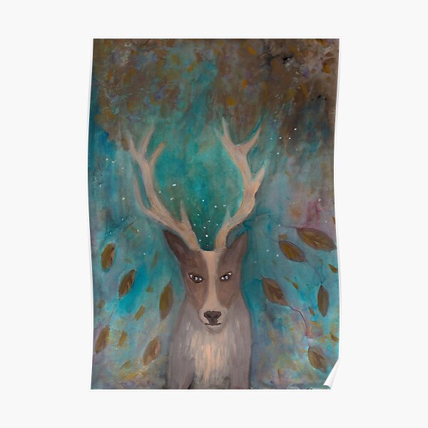Stag Wolf - a spirit animal Poster