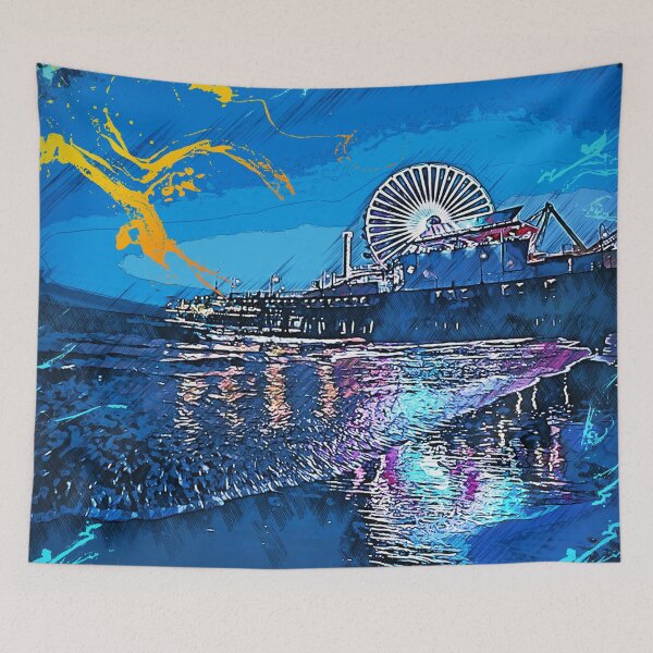 Item preview, Santa Monica, California designed and sold by AM FineArtPrints.