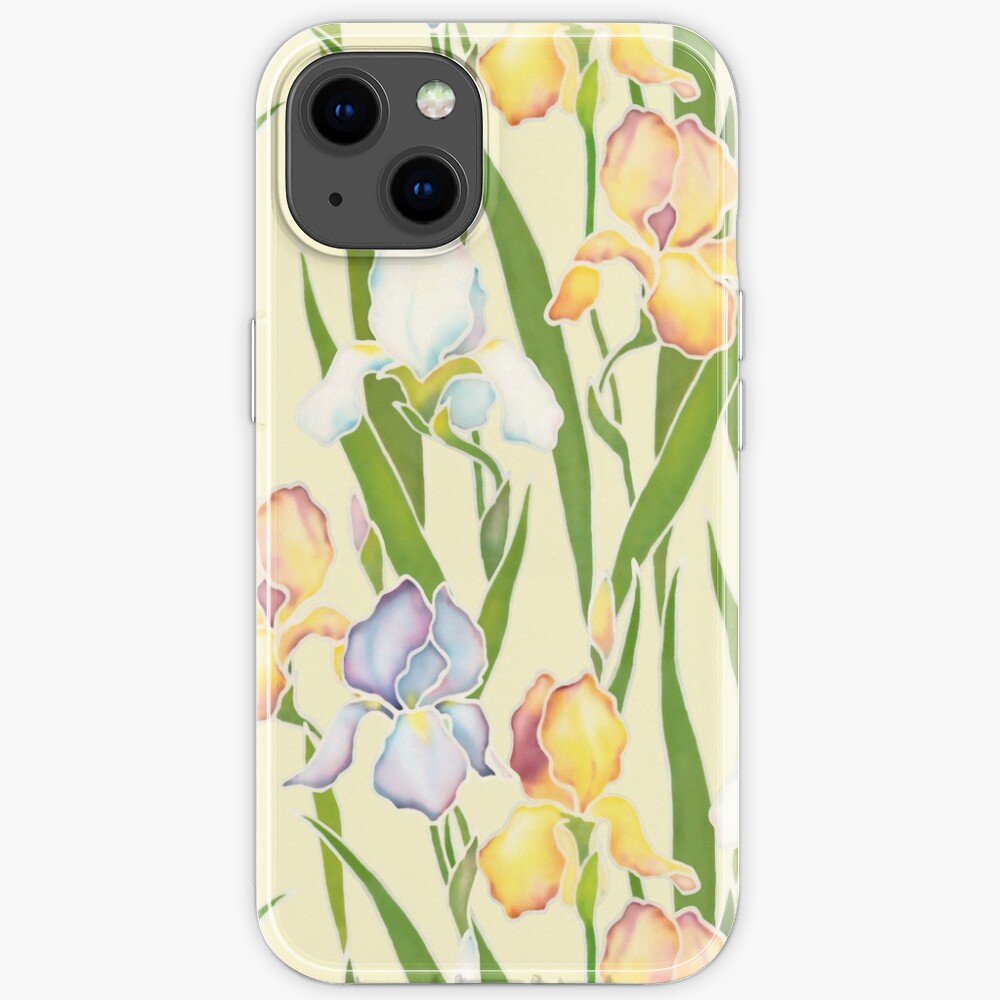 Creamy Irises iPhone Case