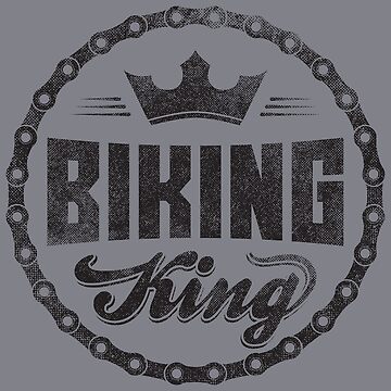 Vorschaubild zum Design Biking King Biking Couple - Funny Cycling Gift von yeoys