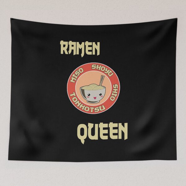 Item preview, Ramen Queen Japanese Noodles Vintage Retro Style designed and sold by Basti09.