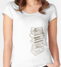 Stack of Knowledge Women's Fitted Scoop T-Shirt