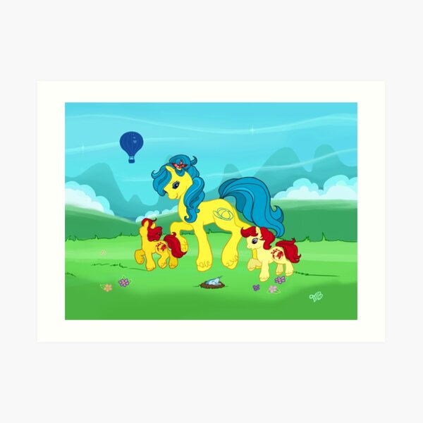 My Little Pony G2 Mountains Art Print