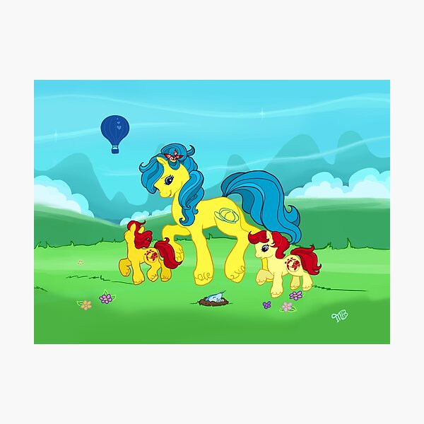 My Little Pony G2 Mountains Photographic Print
