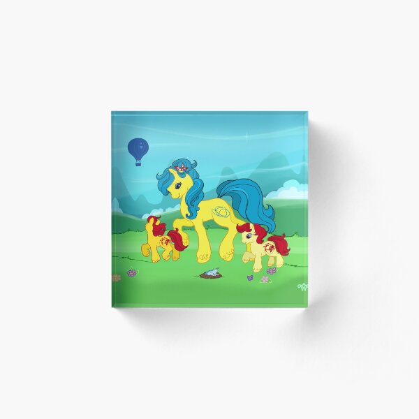 My Little Pony G2 Mountains Acrylic Block
