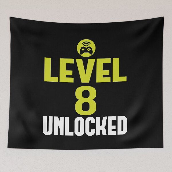 Item preview, 2009 8th Gamer Birthday Gift: Funny Level 8 Unlock designed and sold by Anumber1.
