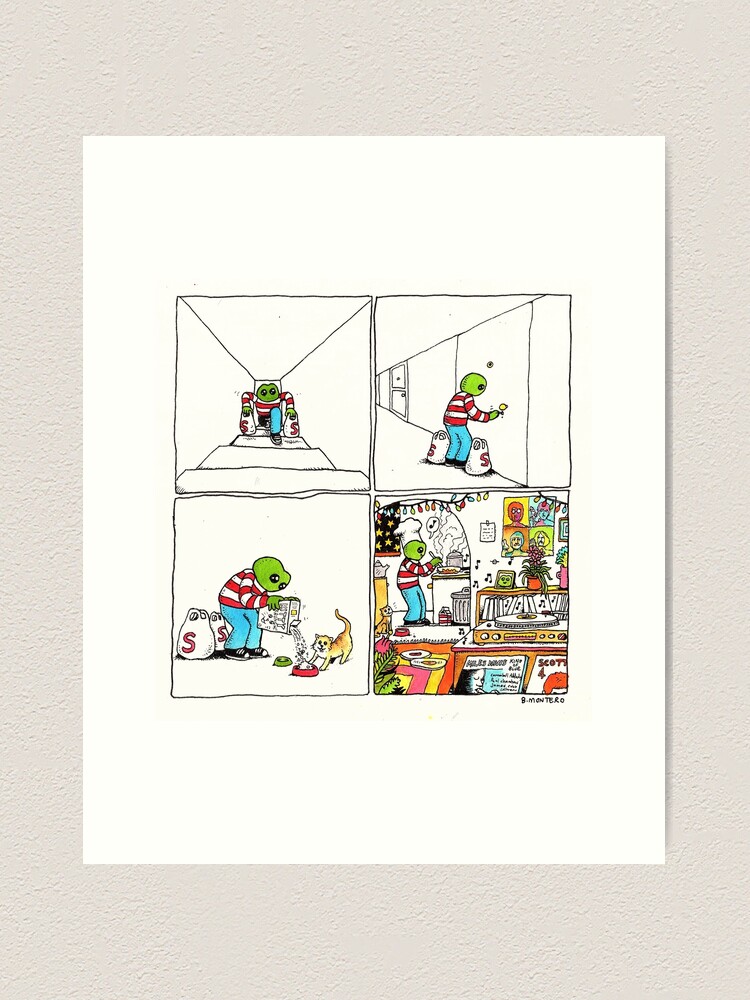 Alternate view of Friday night Art Print