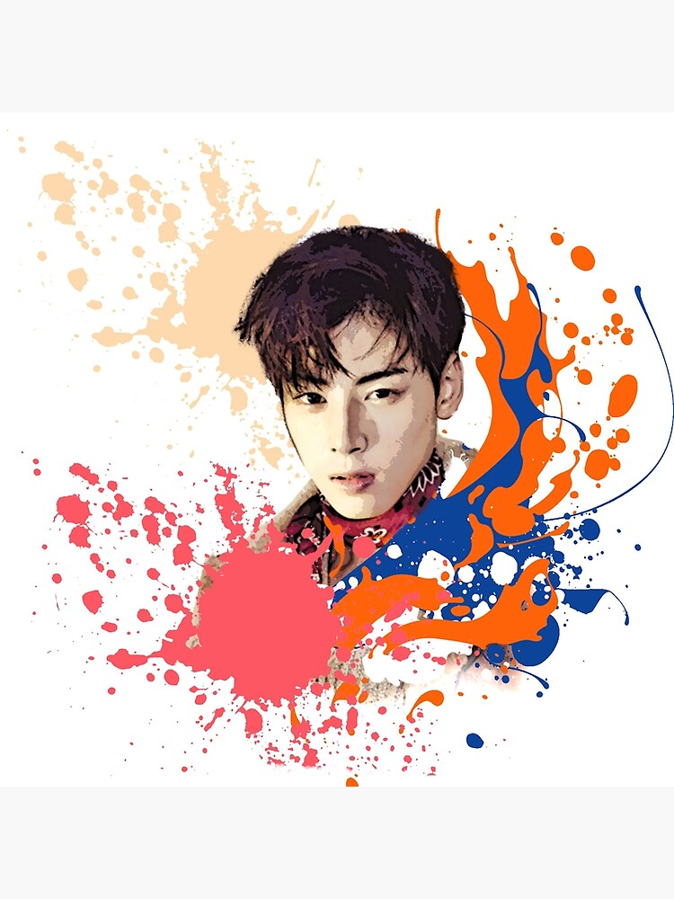 Cha eun woo astro member | Art Board Print