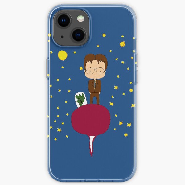 personaje de la serie the Office Funda blanda para iPhone