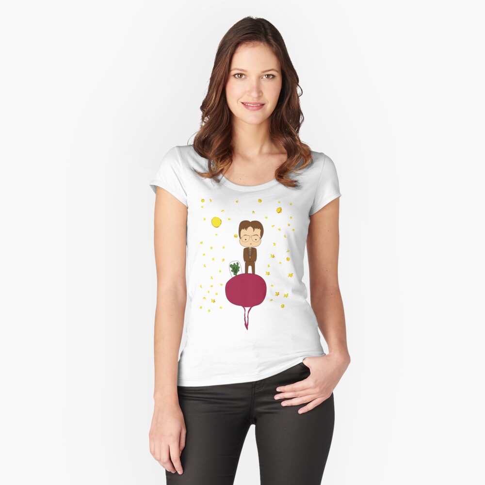Vista previa del artículo con la obra «Camiseta entallada de cuello ancho», diseñado y vendido por creotumundo.
