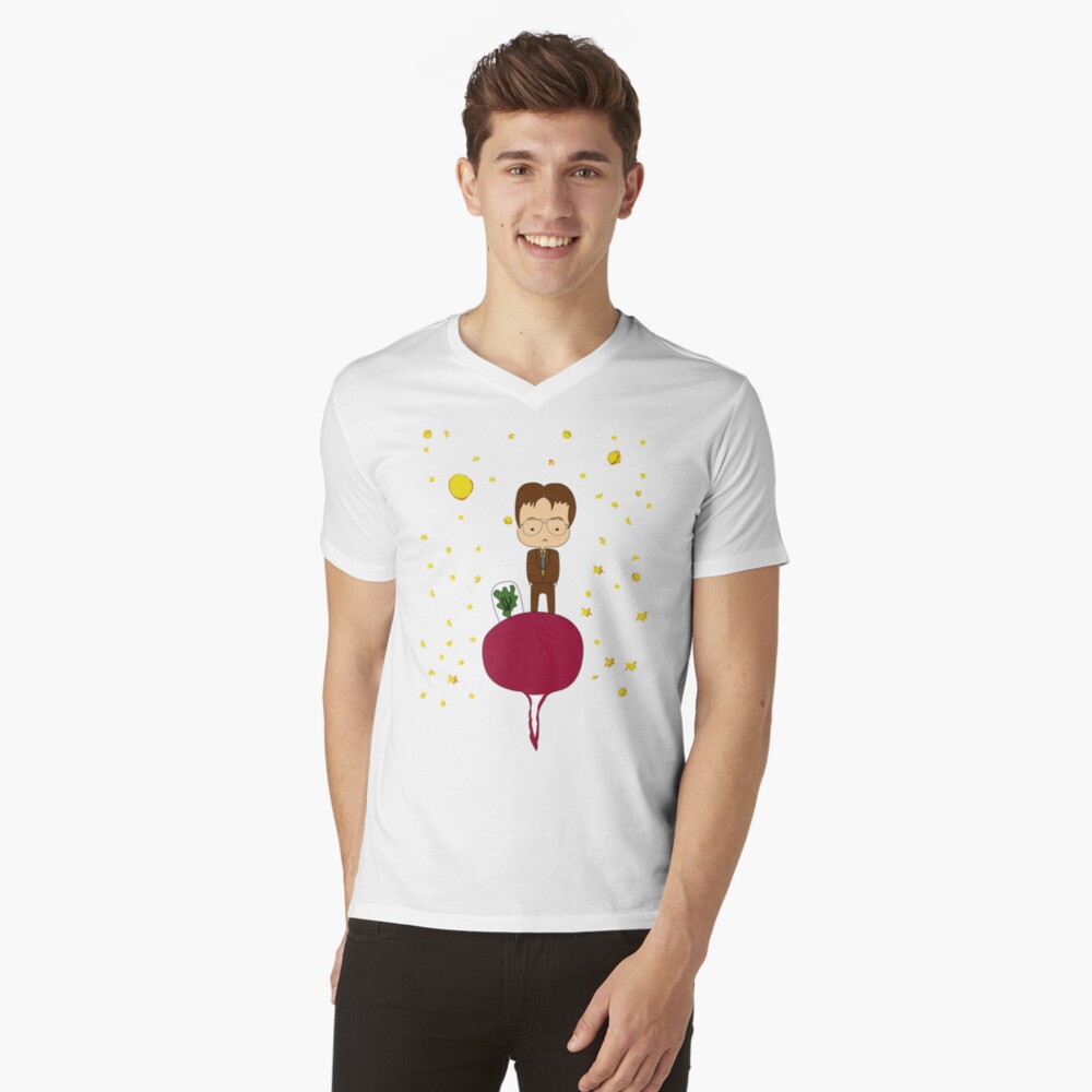 Vista previa del artículo con la obra «Camiseta de cuello en V», diseñado y vendido por creotumundo.
