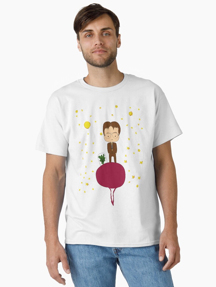 Imagen 2 de 7, Camiseta clásica con la obra personaje de la serie the Office, diseñada y vendida por creotumundo.