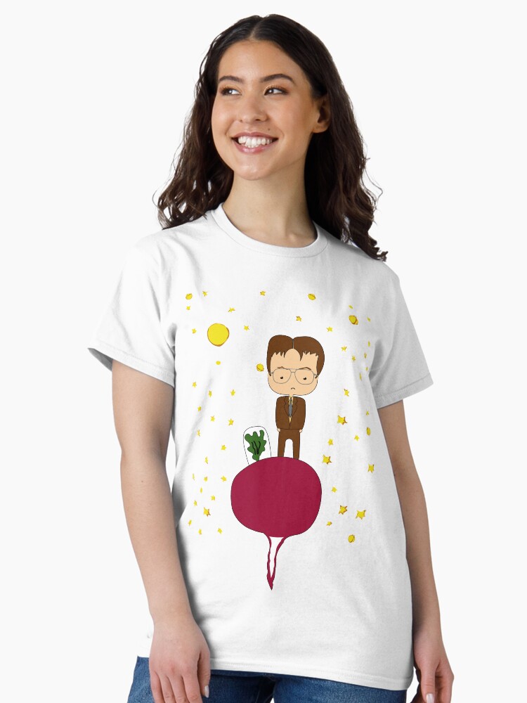 Imagen 1 de 7, Camiseta clásica con la obra personaje de la serie the Office, diseñada y vendida por creotumundo.