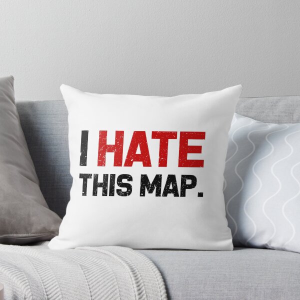 Item preview, I Hate This Map designed and sold by Mad Over Store.