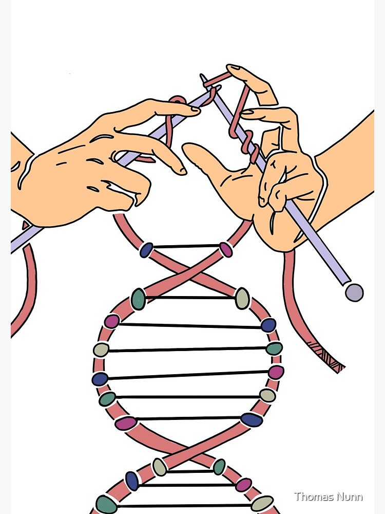 Knitting Together Life (DNA) by nunnotherthan