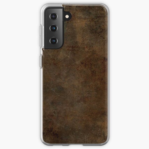 Brown Worn Out Leather Samsung Galaxy Soft Case