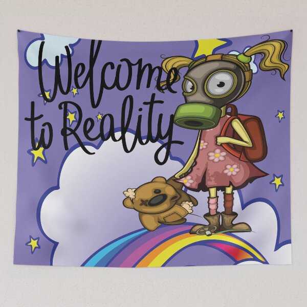 Item preview, Welcome to Reality Unicorn Pollution Rise Against Pollution Polluted World designed and sold by ProjectX23.
