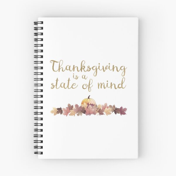 Item preview, Gratitude in Style - ‘Thanksgiving Is a State of Mind’ Statement Design designed and sold by talgursmusthave.