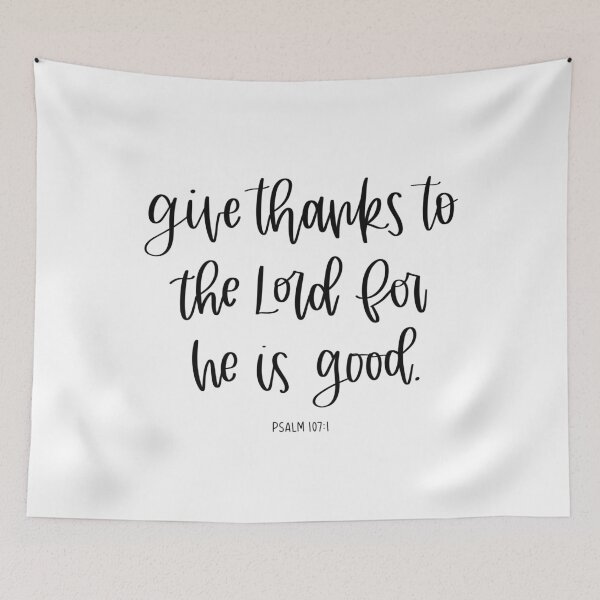 Item preview, Psalm 107:1 designed and sold by erinslettering.