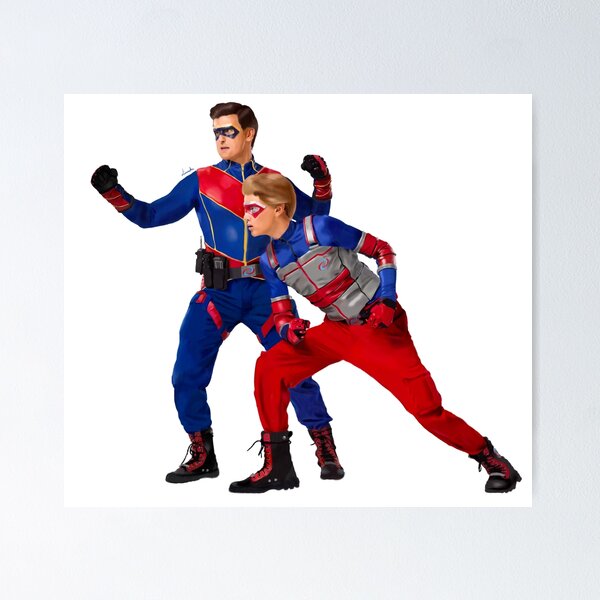 Artikel-Vorschau von Kid Danger und Kapitän Man Heroic Full Sketch, designt und verkauft von Linneke.