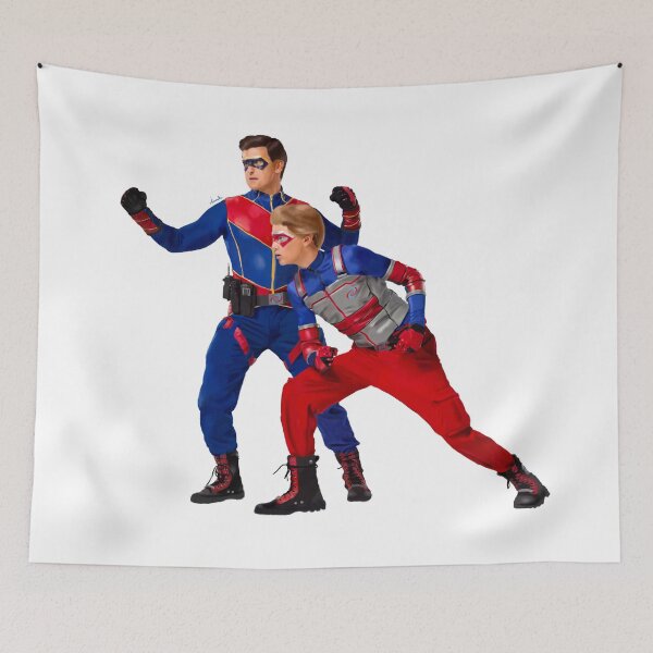 Item preview, Kid Danger and Captain Man Heroic Full Sketch designed and sold by Linneke.