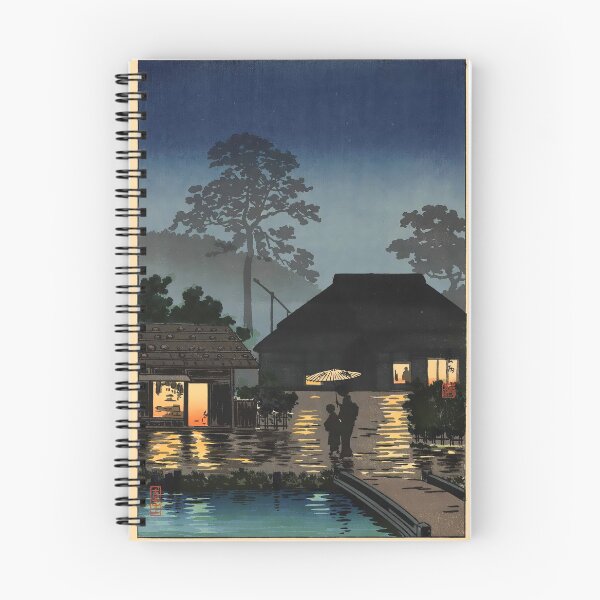 Item preview, Long Spell of Rain 1930 Tsuchiya Koitsu Wall Art designed and sold by Sintija BILIKA.
