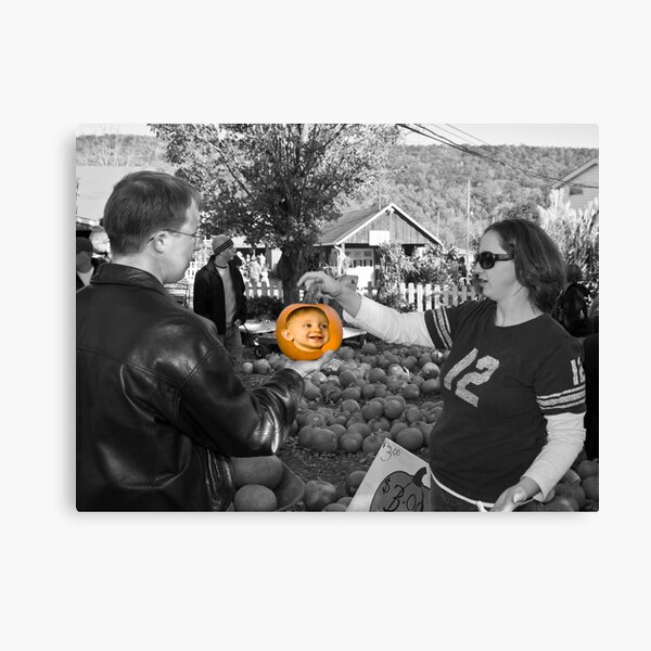Our Little Pumpkin Canvas Print