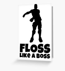 FORTNITE FLOSS SHIRT Greeting Card
