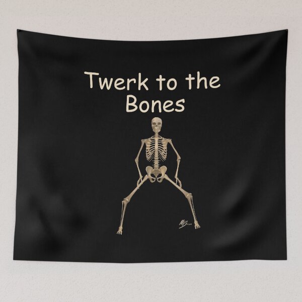 Item preview, Twerk to the Bones, Twerking skeleton  designed and sold by MortalDesigns.