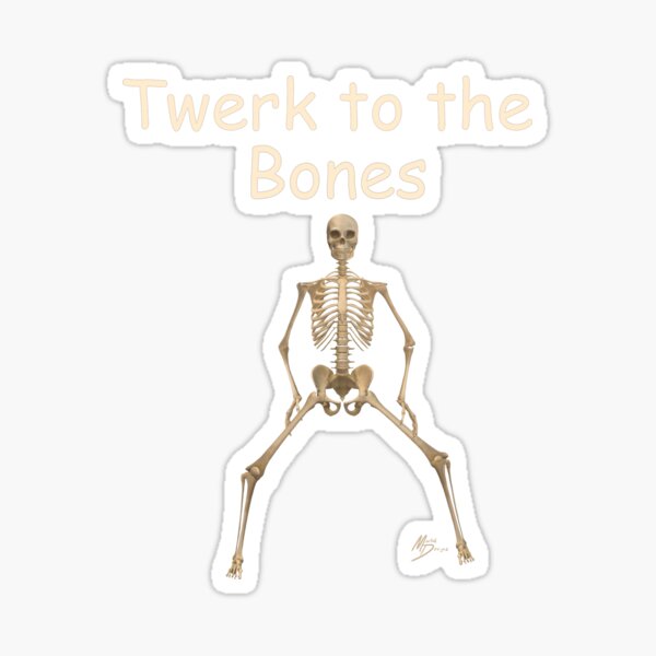 Twerking Skelett GIF