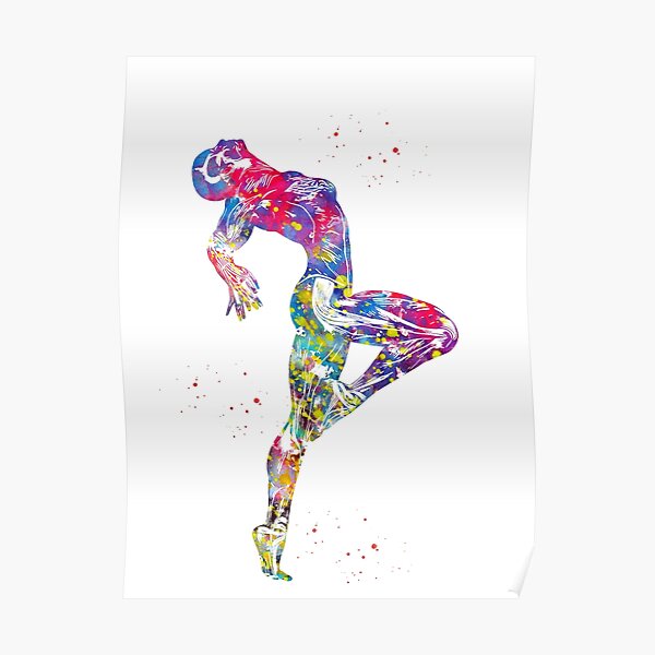 Anatomie musculaire humaine, muscle féminin Poster
