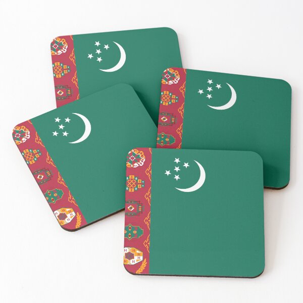 Artikelvorschau, Turkmenische Flagge entworfen und verkauft von YaelleDark.