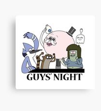 Guys' Night Canvas Print
